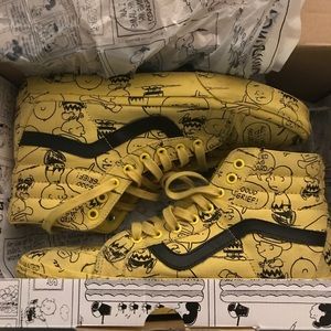 Gently worn Charlie Brown Vans
